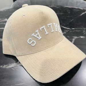 COPY - Cream Corduroy Upside Down Dallas Hat